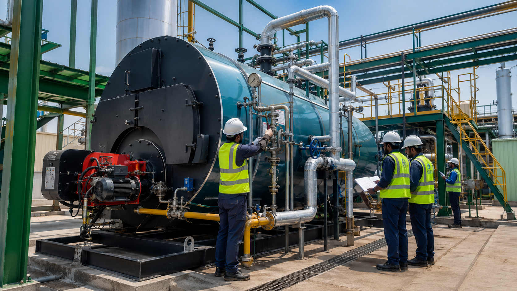 Oil-Fired Boiler Installation